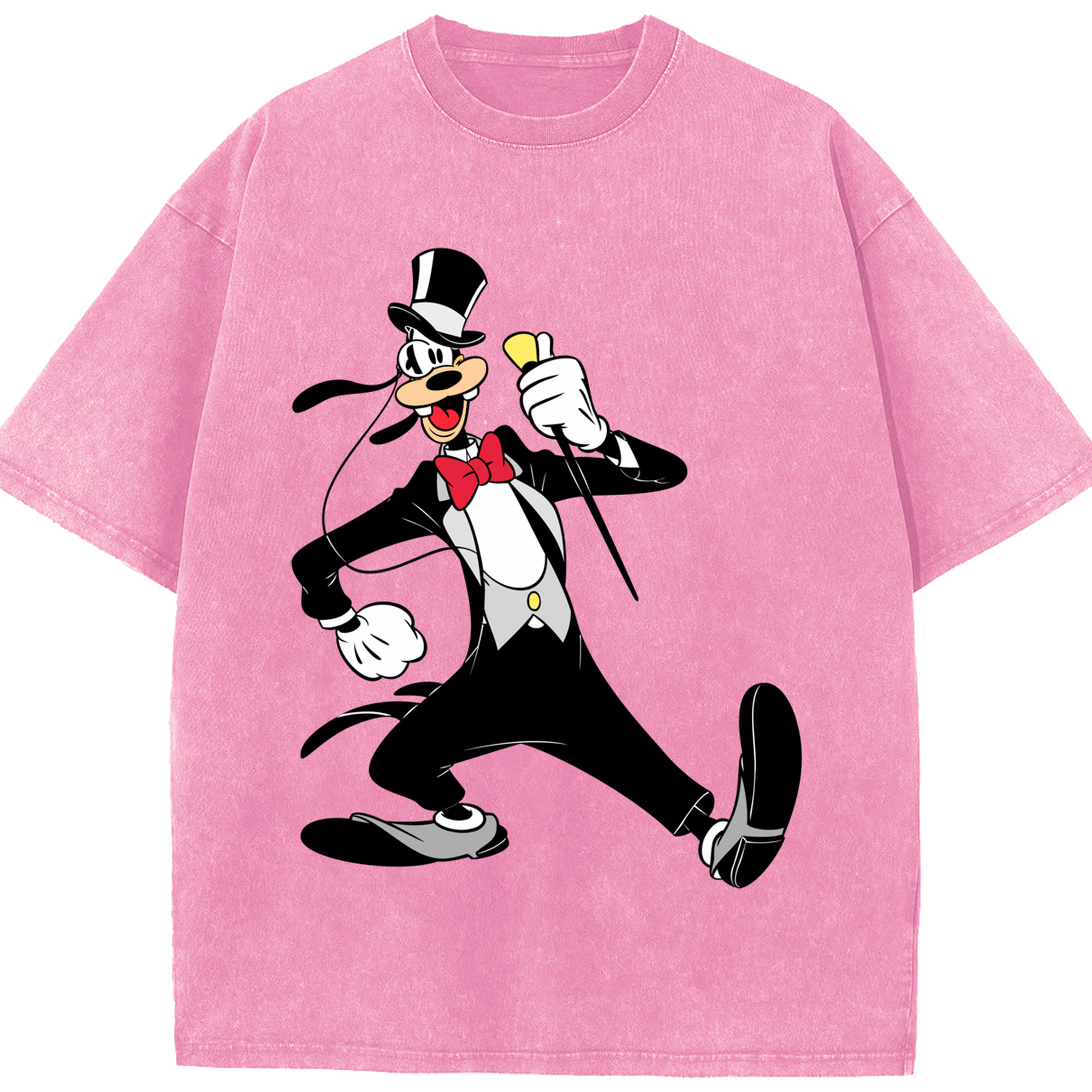（画像用） ミッキーマウス Mickey Mouse 綿100% ヴィンテージ風 半袖Tシャツ（フロントプリント）